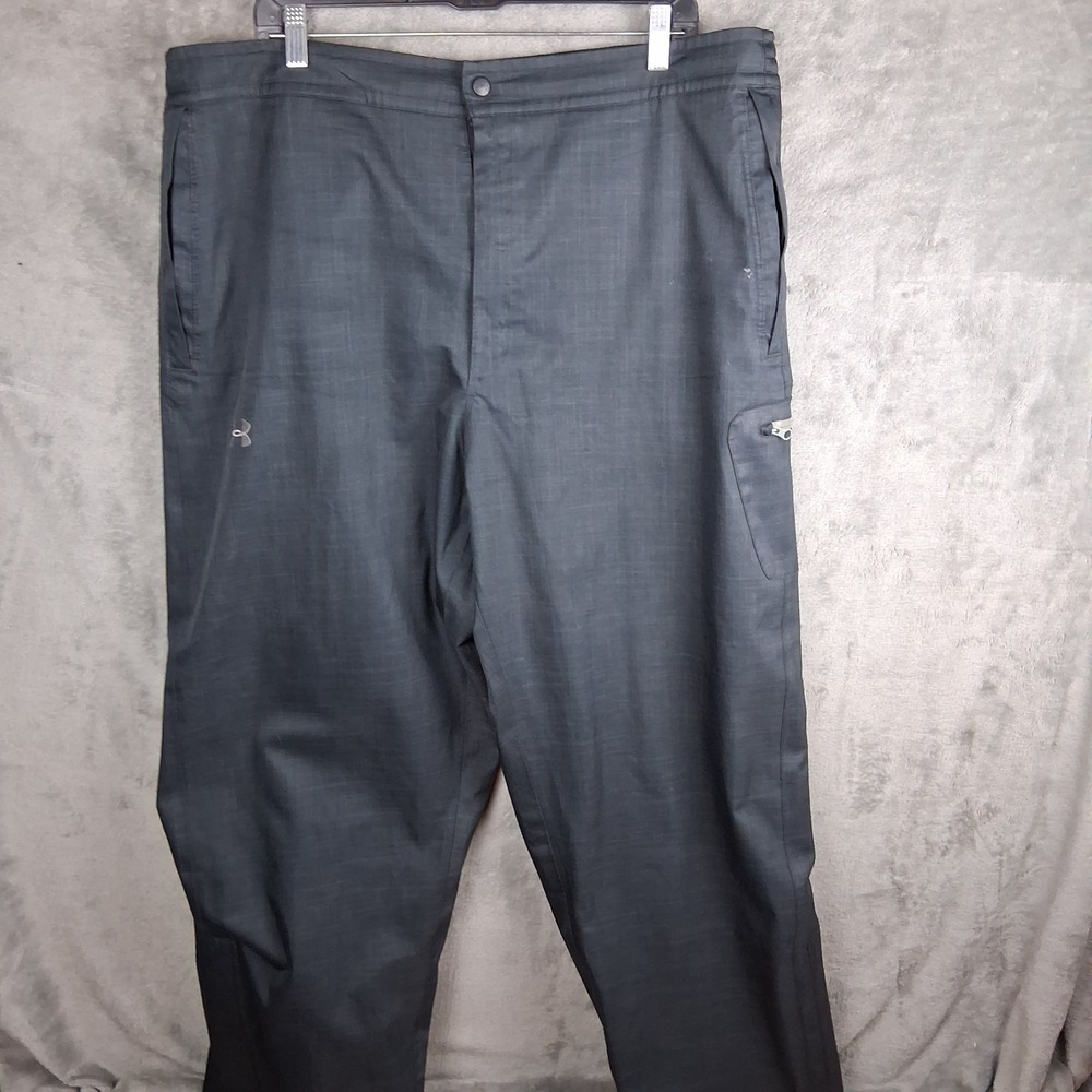 Under Armour Storm Pants Mens 2XL Charcoal Gray Ankle Zip 1248595 ArmourStorm
